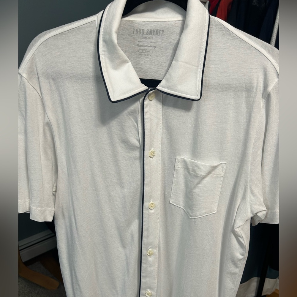 Todd Snyder Montauk Full Button Polo